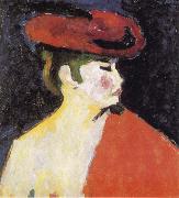 Alexei Jawlensky The Red Shawl oil on canvas